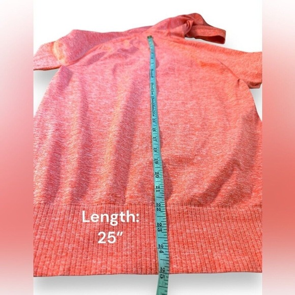 The North Face lightweight hooded top, coral/orange, excellent condition, size M - Picture 6 of 7